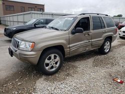 Salvage cars for sale at Kansas City, KS auction: 2004 Jeep Grand Cherokee Limited
