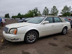 Salvage cars for sale at New Britain, CT auction: 2001 Cadillac Deville