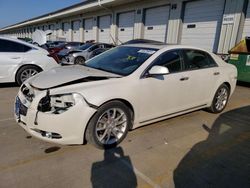 Chevrolet Malibu ltz salvage cars for sale: 2012 Chevrolet Malibu LTZ