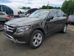 Salvage cars for sale at East Granby, CT auction: 2018 Mercedes-Benz GLC 300 4matic