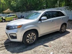 Salvage cars for sale from Copart Knightdale, NC: 2013 KIA Sorento SX