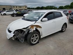 Salvage cars for sale at Wilmer, TX auction: 2009 Toyota Corolla Matrix