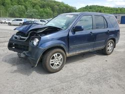 Salvage cars for sale at Ellwood City, PA auction: 2004 Honda CR-V EX