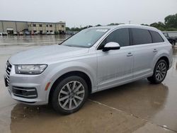 Salvage cars for sale at Wilmer, TX auction: 2017 Audi Q7 Premium Plus