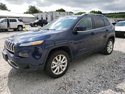 Vehiculos salvage en venta de Copart Prairie Grove, AR: 2016 Jeep Cherokee Limited