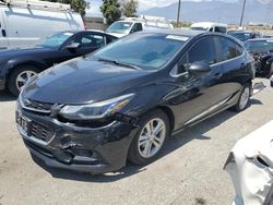 Salvage cars for sale from Copart Rancho Cucamonga, CA: 2018 Chevrolet Cruze LT