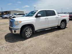 Salvage cars for sale from Copart Temple, TX: 2014 Toyota Tundra Crewmax Limited