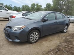 Salvage cars for sale from Copart Baltimore, MD: 2014 Toyota Corolla L