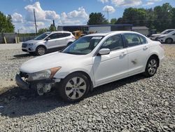 Salvage cars for sale at Mebane, NC auction: 2009 Honda Accord EXL