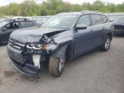 Salvage cars for sale at Assonet, MA auction: 2019 Volkswagen Atlas SE