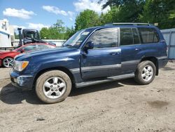 Salvage cars for sale from Copart Lyman, ME: 2003 Toyota Land Cruiser
