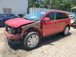 Ford Edge Limited salvage cars for sale: 2010 Ford Edge Limited