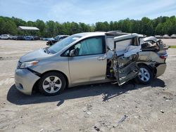 Salvage cars for sale at Charles City, VA auction: 2017 Toyota Sienna LE