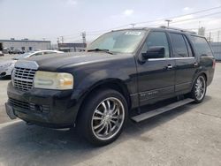 Salvage cars for sale at Sun Valley, CA auction: 2008 Lincoln Navigator