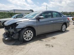 Salvage cars for sale from Copart Orlando, FL: 2018 Nissan Sentra S