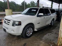 Salvage cars for sale from Copart Gaston, SC: 2008 Ford Expedition EL Limited