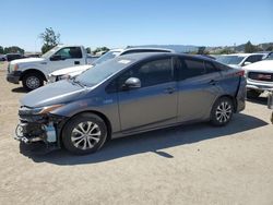 Toyota Prius salvage cars for sale: 2020 Toyota Prius Prime LE