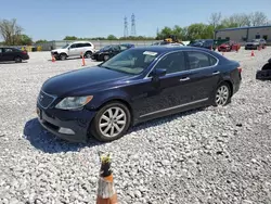 Salvage cars for sale at Barberton, OH auction: 2007 Lexus LS 460