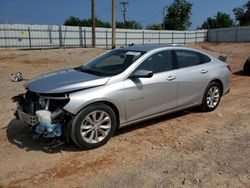 Salvage cars for sale at Oklahoma City, OK auction: 2019 Chevrolet Malibu LT