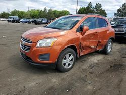 Salvage cars for sale from Copart Denver, CO: 2015 Chevrolet Trax 1LT