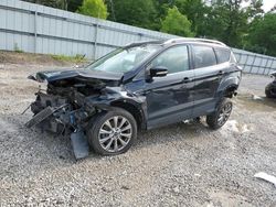 Salvage cars for sale at Greenwell Springs, LA auction: 2018 Ford Escape Titanium