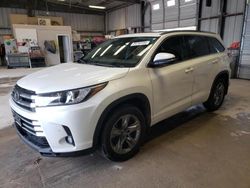 Toyota Highlander salvage cars for sale: 2019 Toyota Highlander Limited