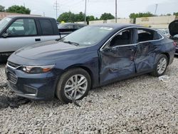 Salvage cars for sale from Copart Columbus, OH: 2018 Chevrolet Malibu LT