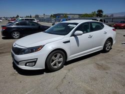 Salvage cars for sale at Bakersfield, CA auction: 2015 KIA Optima LX