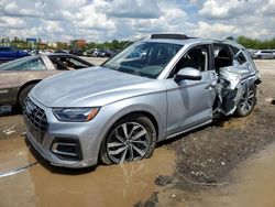 Salvage cars for sale from Copart Columbus, OH: 2021 Audi Q5 Premium Plus