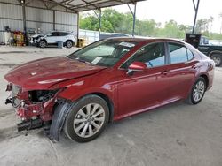 Salvage cars for sale at Cartersville, GA auction: 2020 Toyota Camry LE
