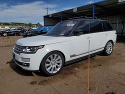 Salvage cars for sale at Colorado Springs, CO auction: 2015 Land Rover Range Rover Supercharged