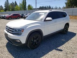 Salvage cars for sale at Graham, WA auction: 2018 Volkswagen Atlas SE