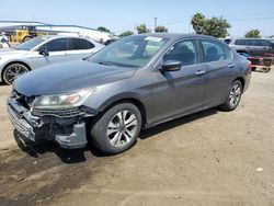Salvage cars for sale at San Diego, CA auction: 2013 Honda Accord LX