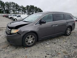 Salvage cars for sale at Loganville, GA auction: 2011 Honda Odyssey EX