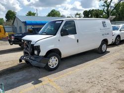 Salvage trucks for sale at Wichita, KS auction: 2009 Ford Econoline E150 Van