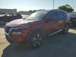 Salvage cars for sale at Wilmer, TX auction: 2021 Nissan Rogue SL