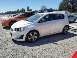 Salvage cars for sale at Graham, WA auction: 2015 Chevrolet Sonic RS