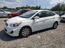 Salvage cars for sale from Copart Riverview, FL: 2016 Hyundai Accent SE