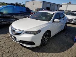Salvage cars for sale at Vallejo, CA auction: 2016 Acura TLX Tech
