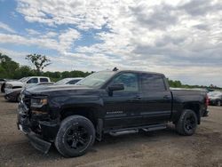 Salvage trucks for sale at Des Moines, IA auction: 2017 Chevrolet Silverado K1500 LT