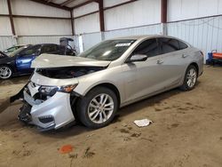 Salvage cars for sale at Pennsburg, PA auction: 2018 Chevrolet Malibu LT