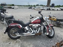 Salvage motorcycles for sale at Montgomery, AL auction: 2005 Harley-Davidson Flstci