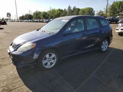 Salvage cars for sale from Copart Denver, CO: 2005 Toyota Corolla Matrix XR