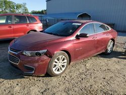 Salvage cars for sale at Spartanburg, SC auction: 2016 Chevrolet Malibu LT