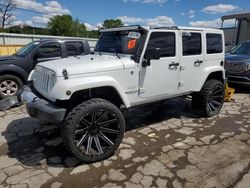 Salvage cars for sale at Lebanon, TN auction: 2015 Jeep Wrangler Unlimited Sahara