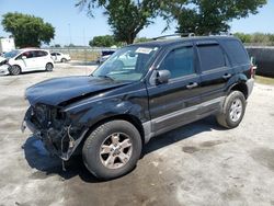 Ford Escape XLT salvage cars for sale: 2007 Ford Escape XLT