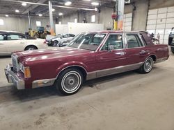 Salvage cars for sale from Copart Blaine, MN: 1989 Lincoln Town Car Signature
