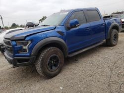 Salvage cars for sale from Copart Los Angeles, CA: 2018 Ford F150 Raptor