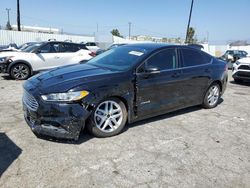 Salvage cars for sale at Van Nuys, CA auction: 2016 Ford Fusion SE Hybrid