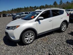 Salvage cars for sale at Windham, ME auction: 2014 Toyota Rav4 Limited